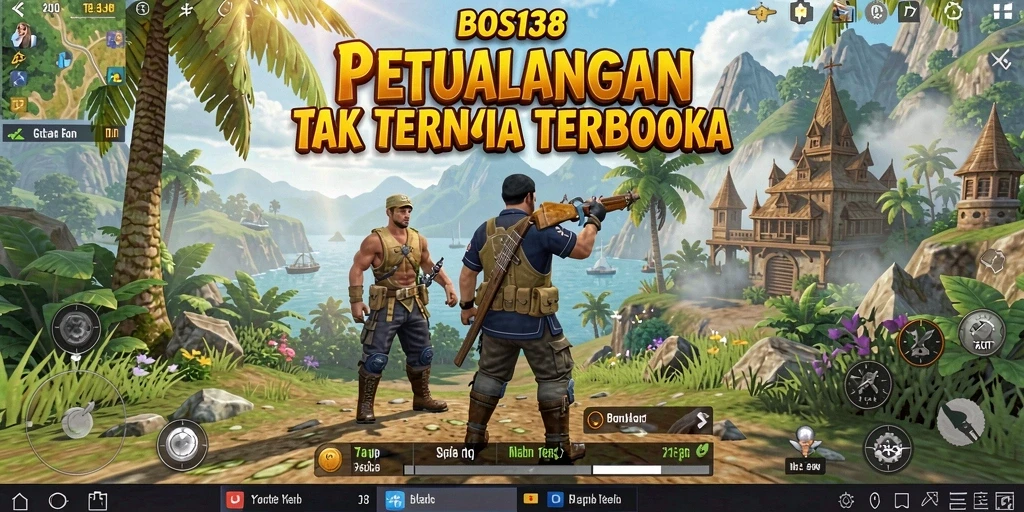 Tampilan menarik dari gameplay Open World di BOS138.