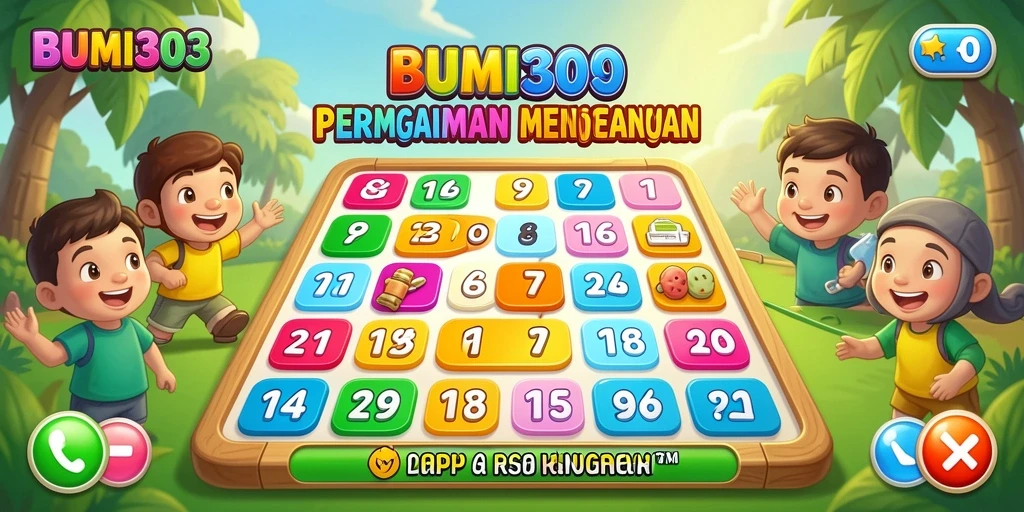 Screenshot BUMI303 menampilkan gameplay Bingo yang seru dan interaktif.