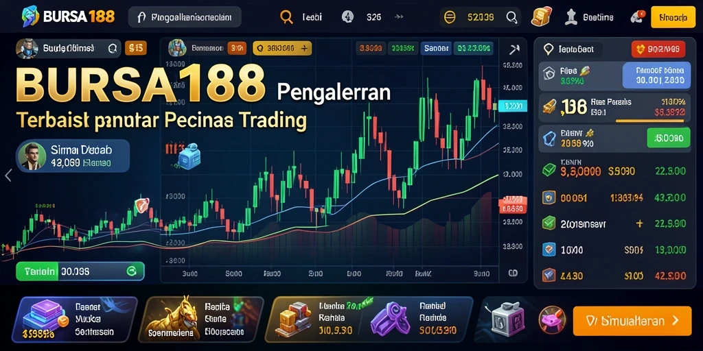 Tangkapan layar BURSA188 menampilkan grafik trading yang dinamis.