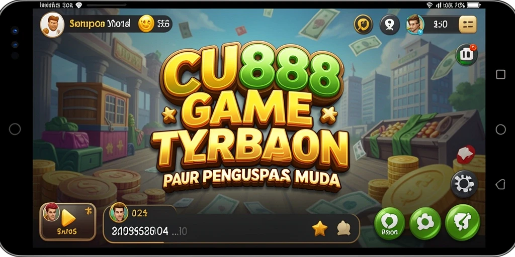 Tangkapan layar gameplay CU888 menampilkan pengelolaan bisnis yang seru dan mendetail.