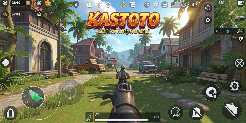 Tampilan gameplay menarik di KASTOTO yang mengasyikkan.