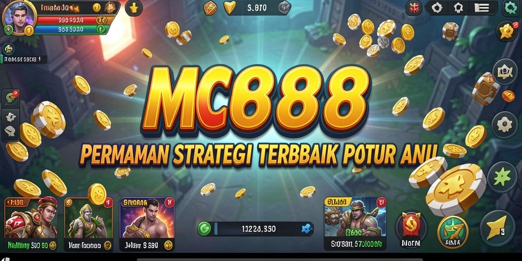 Tampilan gameplay menarik dari MC888 yang menunjukkan pertempuran strategi.