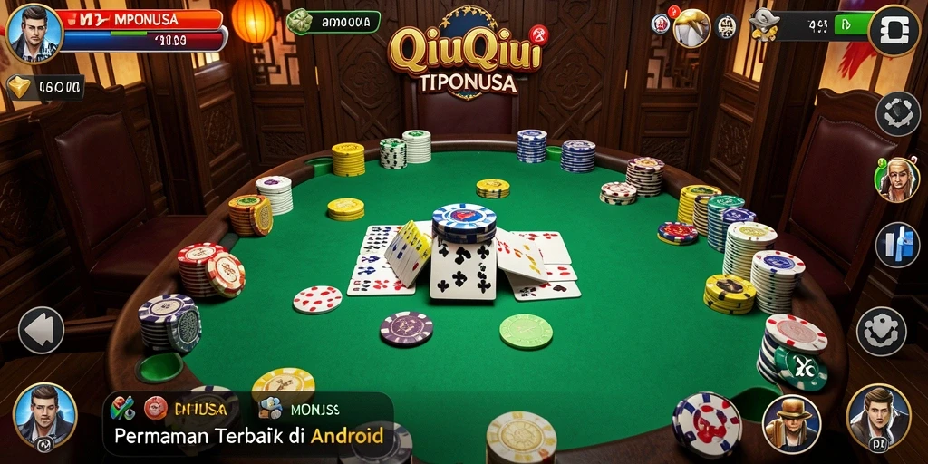 Screenshot gameplay QiuQiu yang menarik dan seru di MPONUSA.
