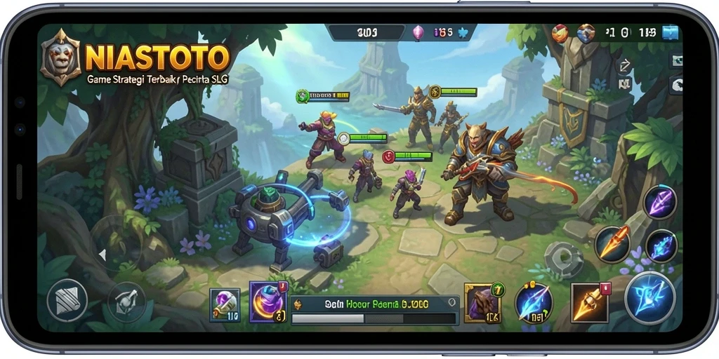 Tampilan gameplay NIASTOTO yang menegangkan dan strategis.