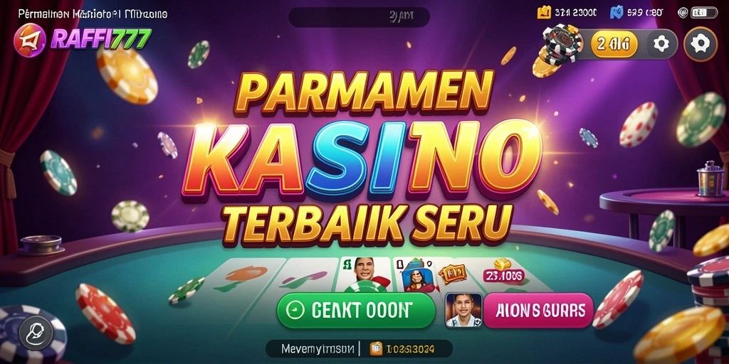 Tampilan gameplay menawan dari RAFFI777 yang menyajikan kasino terbaik.