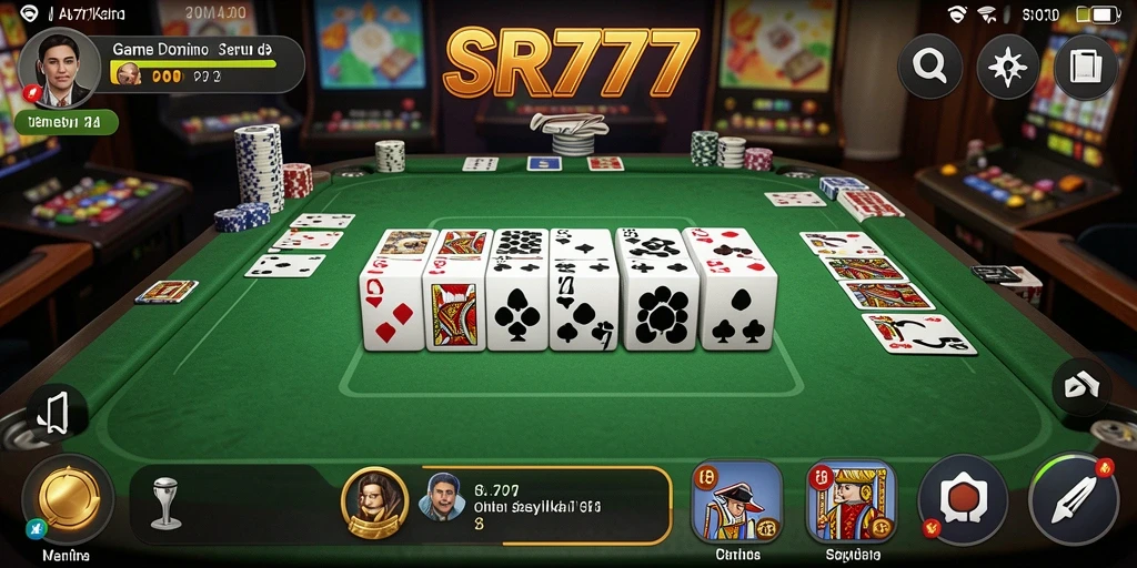 Tampilan gameplay Domino yang menarik dan interaktif.