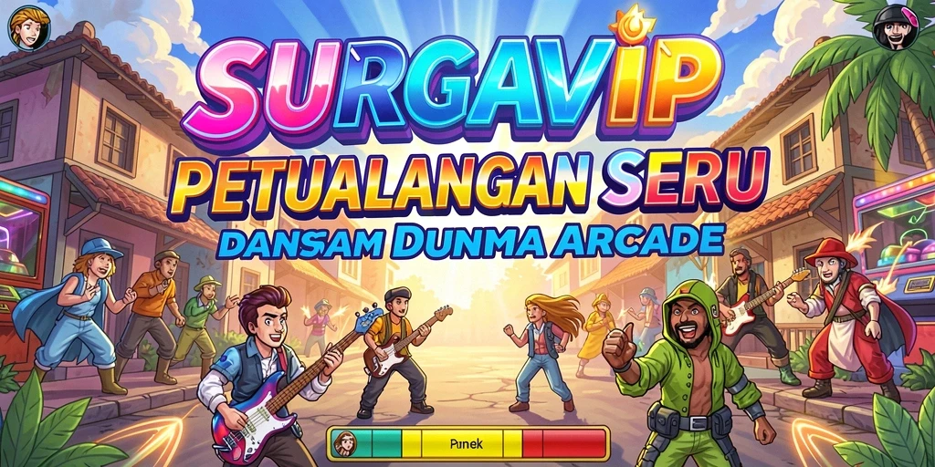 Gameplay seru dari SURGAVIP yang menantang dan menghibur.