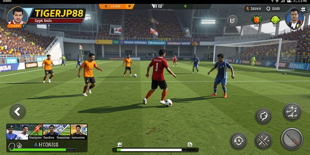 Gameplay TIGERJP88 yang seru dan mendebarkan dalam sepak bola.