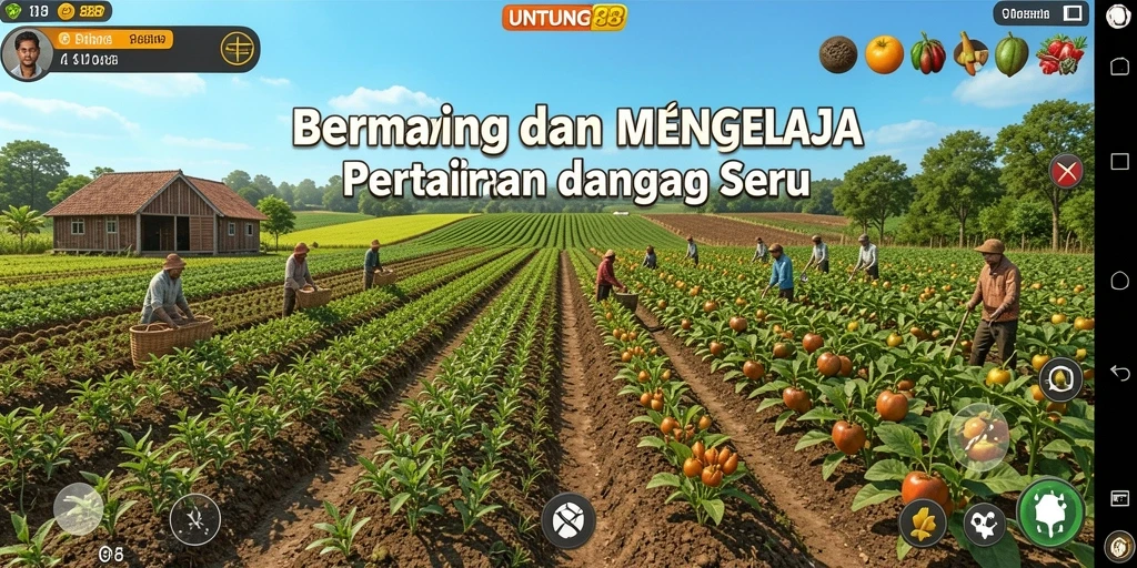 Tampilan gameplay UNTUNG88 yang seru dan menantang untuk pertanian.