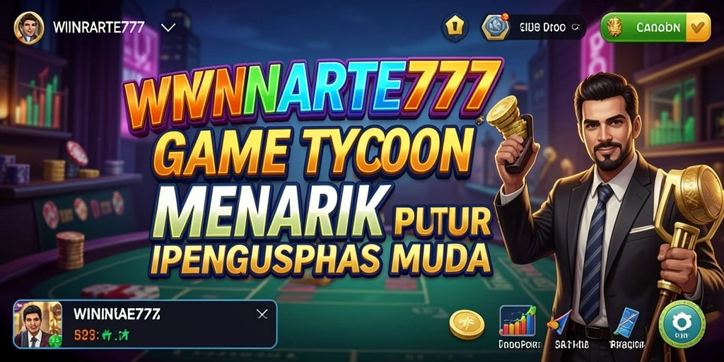 Tangkapan layar gameplay <strong>WINRATE777</strong> yang menunjukkan keseruan strategi bisnis.