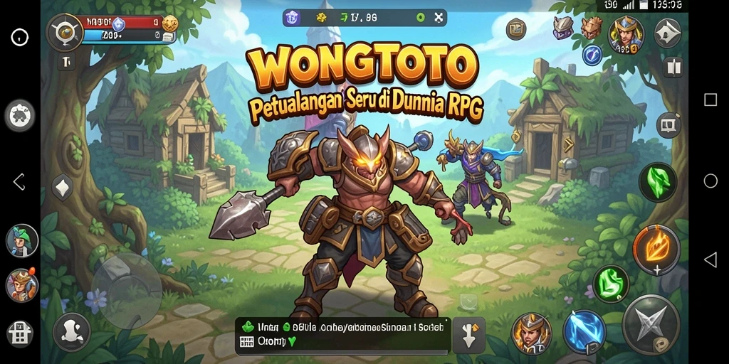 Gameplay WONGTOTO yang penuh aksi dan petualangan di dunia RPG.